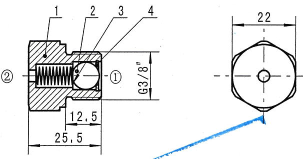 T4/1.1 Клапан перепускной (Overflow valve)