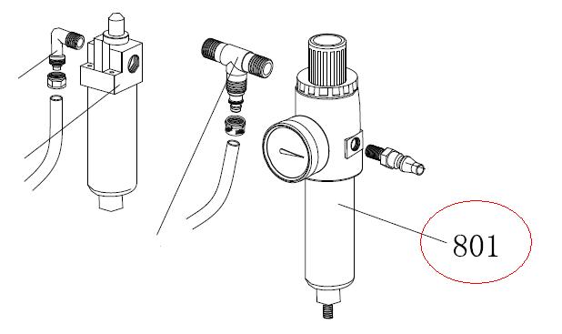 801 Фильтр лубрикатора