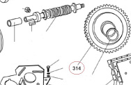 MT-296/314 Колесо червячное
