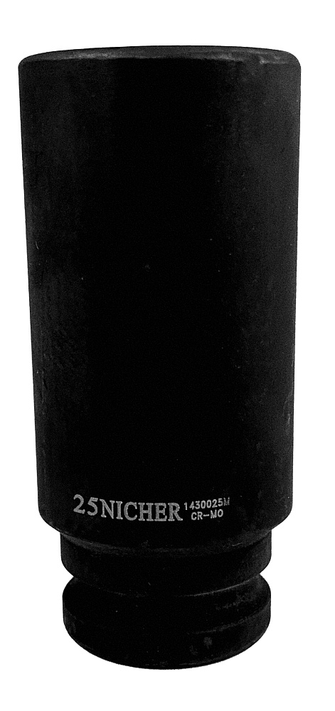 Головка ударная длинная 6гр 1/2" 25мм 1430025M NICHER®