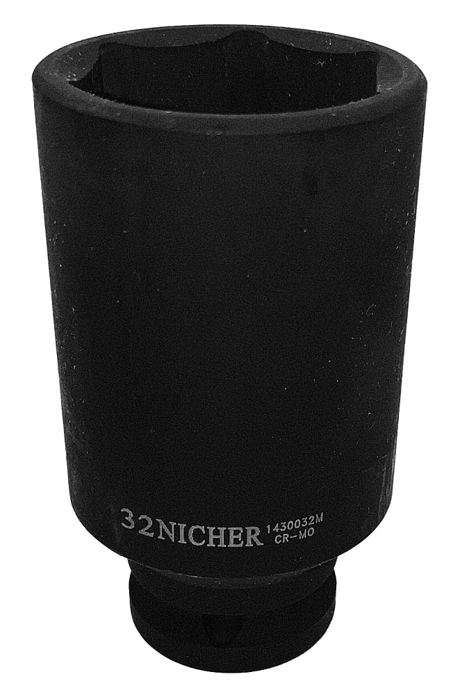 Головка ударная длинная 6гр 1/2" 32мм 1430032M NICHER®